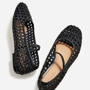 NWB  Madewell The Greta Ballet true black Flat - Size 6.5